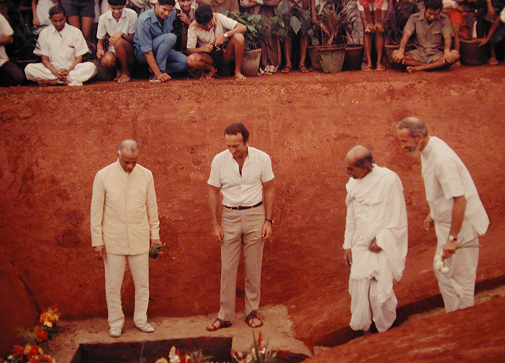 1971 feb ceremony of Foundatin stone feb71 2